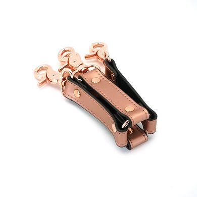 Кожаная крестовина Liebe Seele Rose Gold Memory Hog Tie - фото