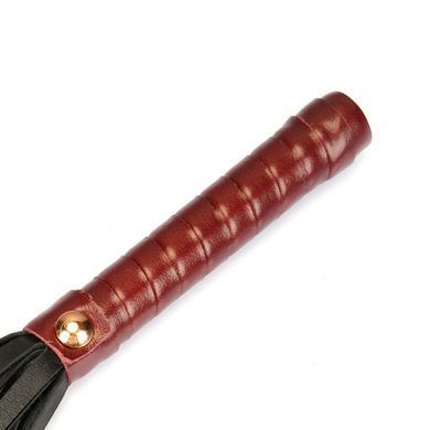 Флоггер кожаный Liebe Seele Wine Red Wine Red Mini Flogger - фото