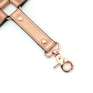 Кожаная крестовина Liebe Seele Rose Gold Memory Hog Tie - фото
