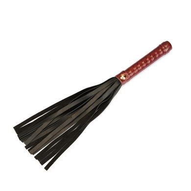 Флоггер кожаный Liebe Seele Wine Red Wine Red Mini Flogger - фото
