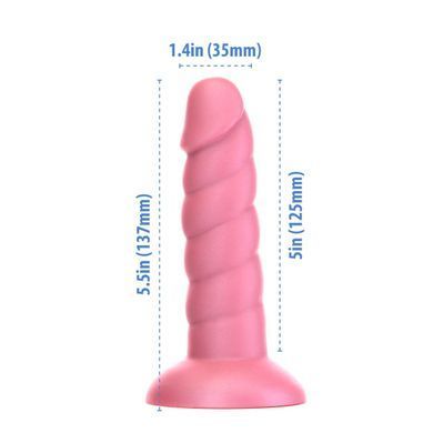 Фалоімітатор ADDICTION Fantasy Unicorn Dildo 5.5&rdquo; Pink (13,7 см) - фото