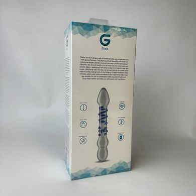 Скляний двосторонній ділдо Gildo Glass Dildo №21 (17,5 см) - фото
