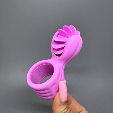 Вибратор с 4 насадками Otouch Magic Stick S1 Plus Pink розовый - фото