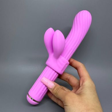 Вибратор с 4 насадками Otouch Magic Stick S1 Plus Pink розовый - фото