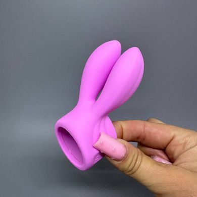 Вибратор с 4 насадками Otouch Magic Stick S1 Plus Pink розовый - фото