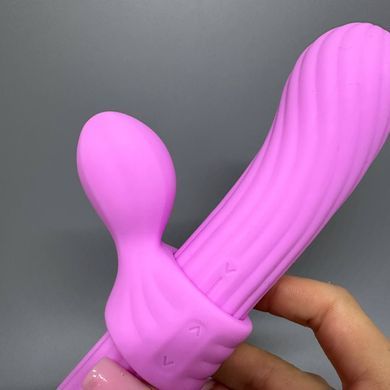 Вибратор с 4 насадками Otouch Magic Stick S1 Plus Pink розовый - фото