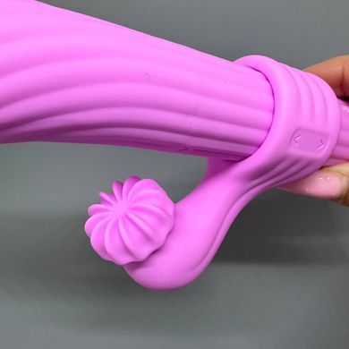 Вибратор с 4 насадками Otouch Magic Stick S1 Plus Pink розовый - фото