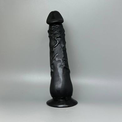 Довгий чорний фалоімітатор Real Body Real Justin (21,5 см) - фото