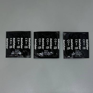 Набор презервативов Satisfyer Premium Condoms для подбора размера XS,S,M 3 шт. - фото