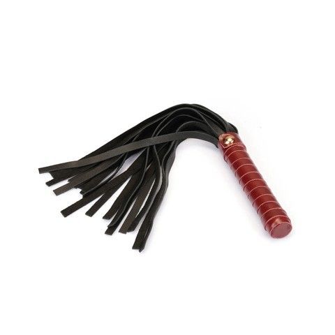 Флоггер кожаный Liebe Seele Wine Red Wine Red Mini Flogger - фото