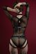 Шкіряна збруя боді Feral Feelings Body Harness Black чорна