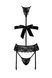 Эротический комплект Noir Handmade Kissable  Bondage Kiss Set Black L/XL - фото товара