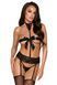 Эротический комплект Noir Handmade Kissable  Bondage Kiss Set Black L/XL - фото товара