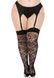 Панхохи Leg Avenue Wild rose net thigh highs 1X/2X - фото товару