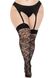 Панхохи Leg Avenue Wild rose net thigh highs 1X/2X - фото товару