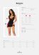 Сорочка и трусики Obsessive Bellastia chemise & thong XS/S