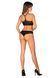 Комплект Obsessive K103 top & panties S/M/L черный - фото товара