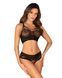 Комплект Obsessive K103 top & panties S/M/L черный - фото товара