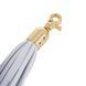 Анальна пробка-хвіст поні LOCKINK SEVANDA White Pony-Tail 3,7 см Anal Pear-shape Plug
