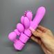 Вибратор с 4 насадками Otouch Magic Stick S1 Plus Pink розовый - фото товара