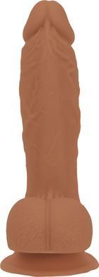 Фалоімітатор ADDICTION Steven 7.5" Silicone Dong Caramel (19 см) - фото