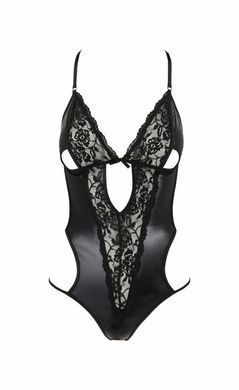Боди с имитацией кожи Passion ASUNA BODY black S/M