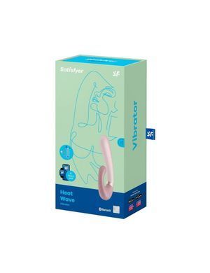Satisfyer Heat Wave - смарт вибратор-кролик Mauve - фото