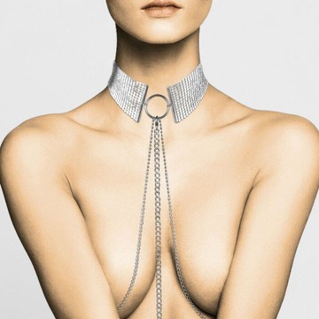 Украшение Bijoux Indiscrets Desir Metallique Collar Silver