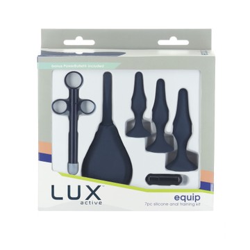 Набір анальних іграшок для новачків Lux Active Equip Silicone Anal Training Kit