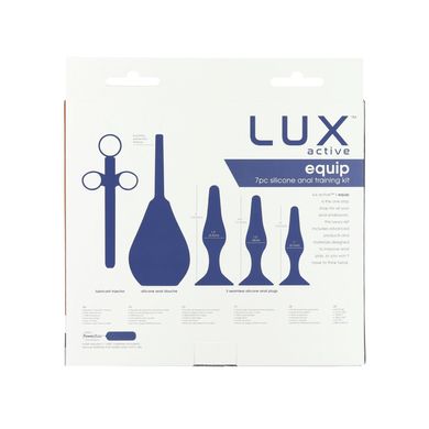 Набір анальних іграшок Lux Active Equip Silicone Anal Training Kit
