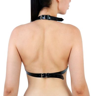 Портупея з шипами Art of Sex Demia Leather harness XS-M чорна