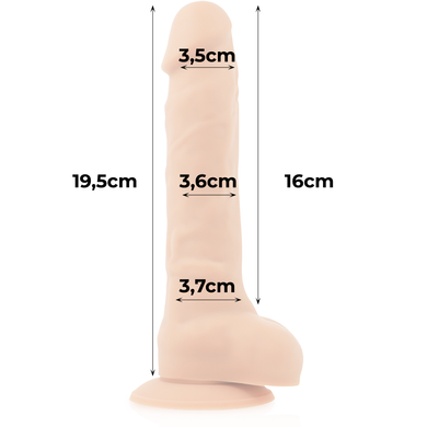 Фалоімітатор з гнучким стовбуром COCK MILLER (16 х 3,6 см) - фото