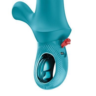 Пульсатор з вібрацією Fun Factory Bi Stronic Curve Aquamarine - фото