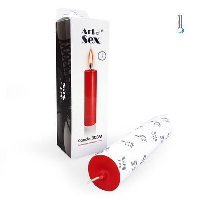 БДСМ свічка низькотемпературна Art of Sex size M червона