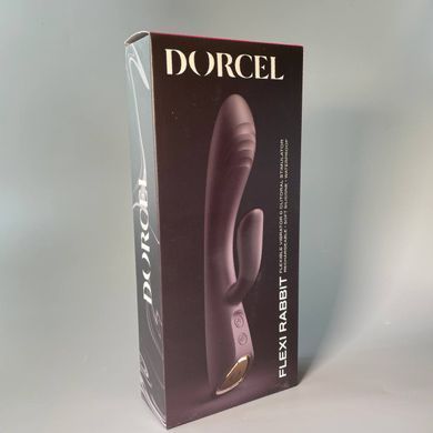Dorcel FLEXI RABBIT BLACK - вібратор кролик з підігрівом чорний  - фото