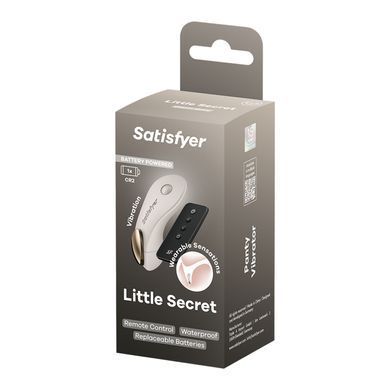 Satisfyer Little Secret вібратор у трусики на батарейках з пультом (м'яте паковання) - фото