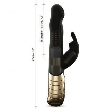 Вибратор-кролик Dorcel Baby Rabbit Gold 2.0 с жемчужным массажем - фото