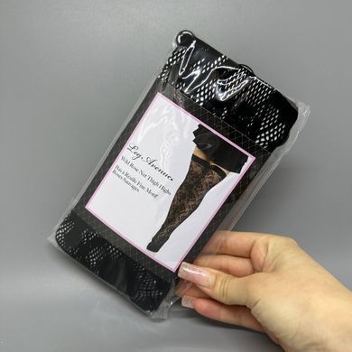 Панхохи Leg Avenue Wild rose net thigh highs One Size - фото