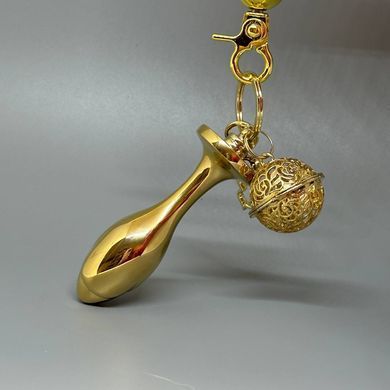Анальная пробка-хвост пони 2,2 см LOCKINK SEVANDA White Pony-Tail Anal Rose-shape Plug