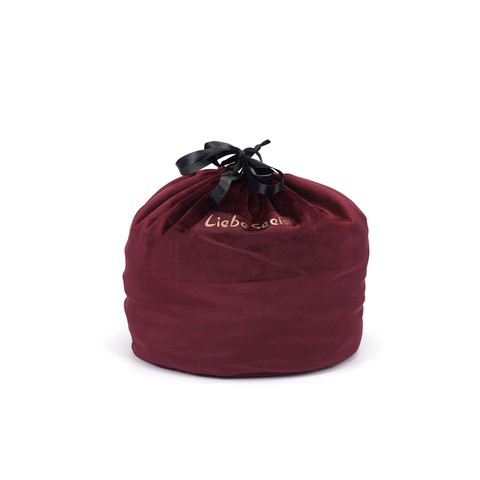 Мешочек для секс-игрушек Liebe Seele Wine Red Large Storage Bag Cylindrical - фото