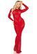 Сукня Leg Avenue Lace and Net Bodycon Gown One Size Red