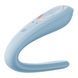Satisfyer Partner Double Classic Light Blue - вібратор для пар блакитний - фото товару