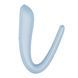 Satisfyer Partner Double Classic Light Blue - вібратор для пар блакитний - фото товару