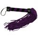 Флогер із замші Bad Kitty whip фіолетовий з чорним 38 см - фото товару