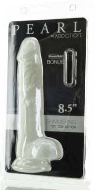 Фалоімітатор Addiction Pearl 8.5" Dildo with Balls (21,6 см) - фото