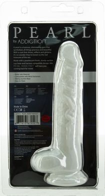 Фалоімітатор Addiction Pearl 8.5" Dildo with Balls (21,6 см) - фото