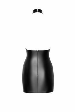 Сукня Noir Handmade F311 Eros mini halter dress of flocked mesh and wetlook S
