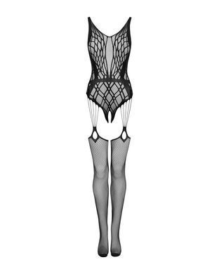 Бодистокинг Obsessive Bodystocking G324 black S/M/L - фото
