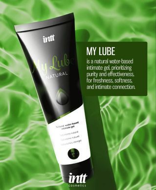 Лубрикант на водній основі Intt My Lube Natural (100 мл) - фото
