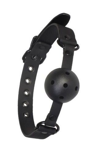 Кляп Dream toys BLAZE BALL GAG WITH PAINTING EDGE BLACK - фото